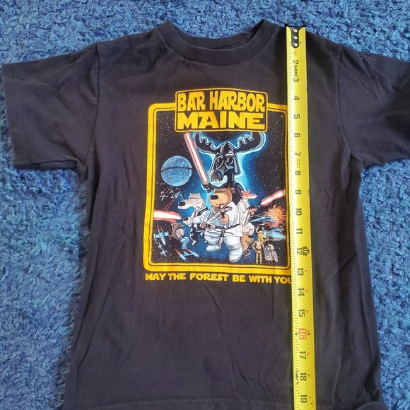 The Duck Company Bar Harbor Maine Kids Star Adventure T-Shirt - Black Youth M - Picture 5 of 6